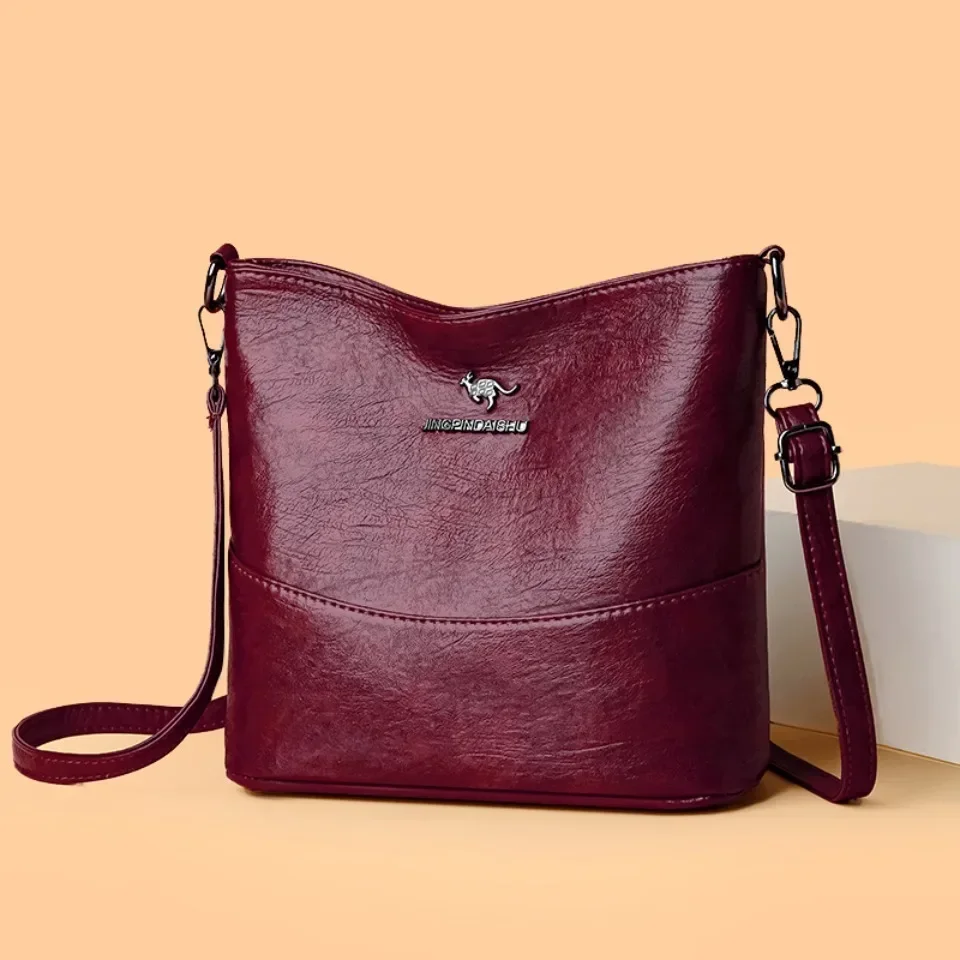 Luxury Bags In Japan - Bolsa crossbody de couro pu macio