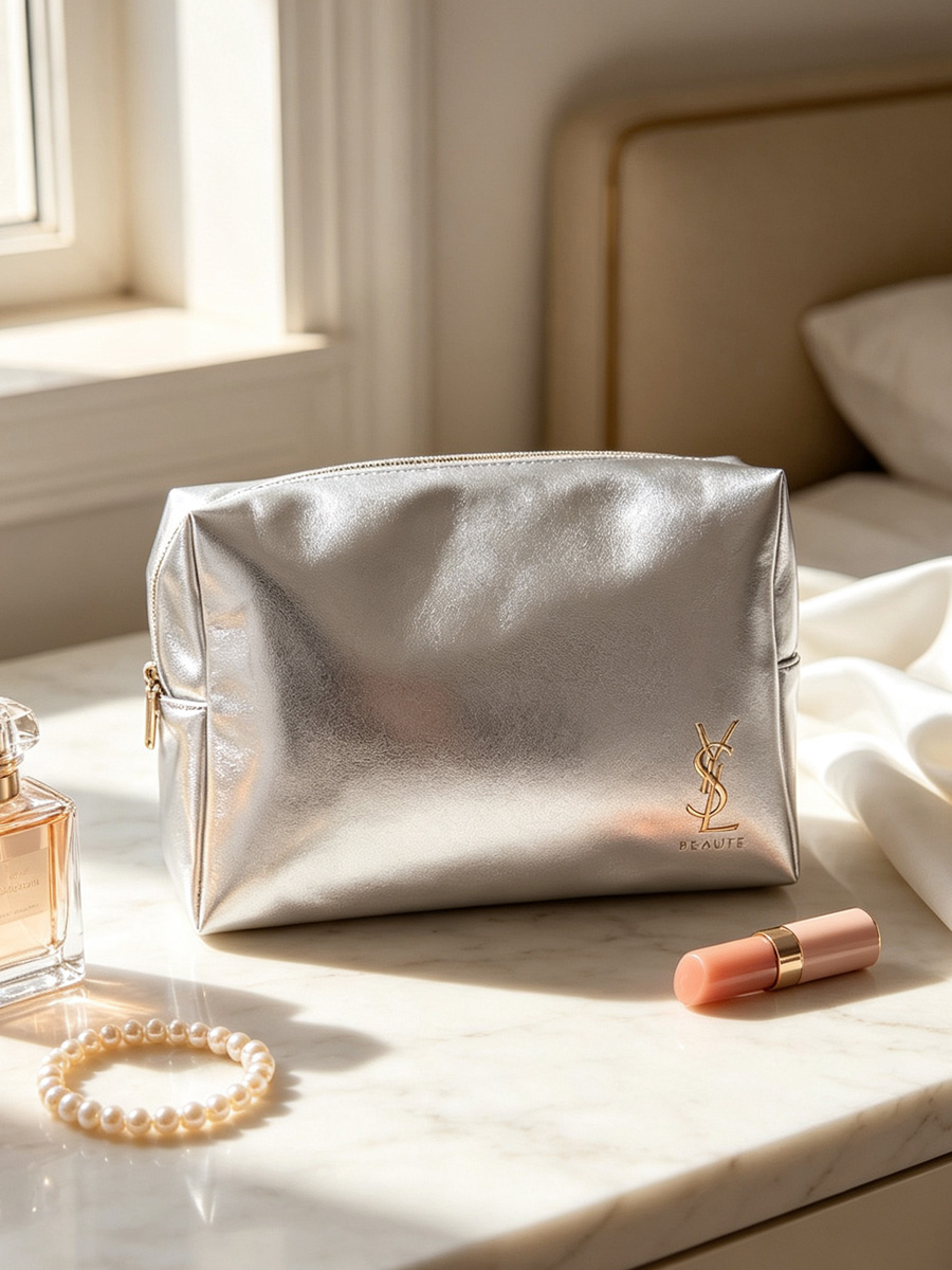 Luxury Bags Ysl - Bolsa de Maquiagem YSL em Couro