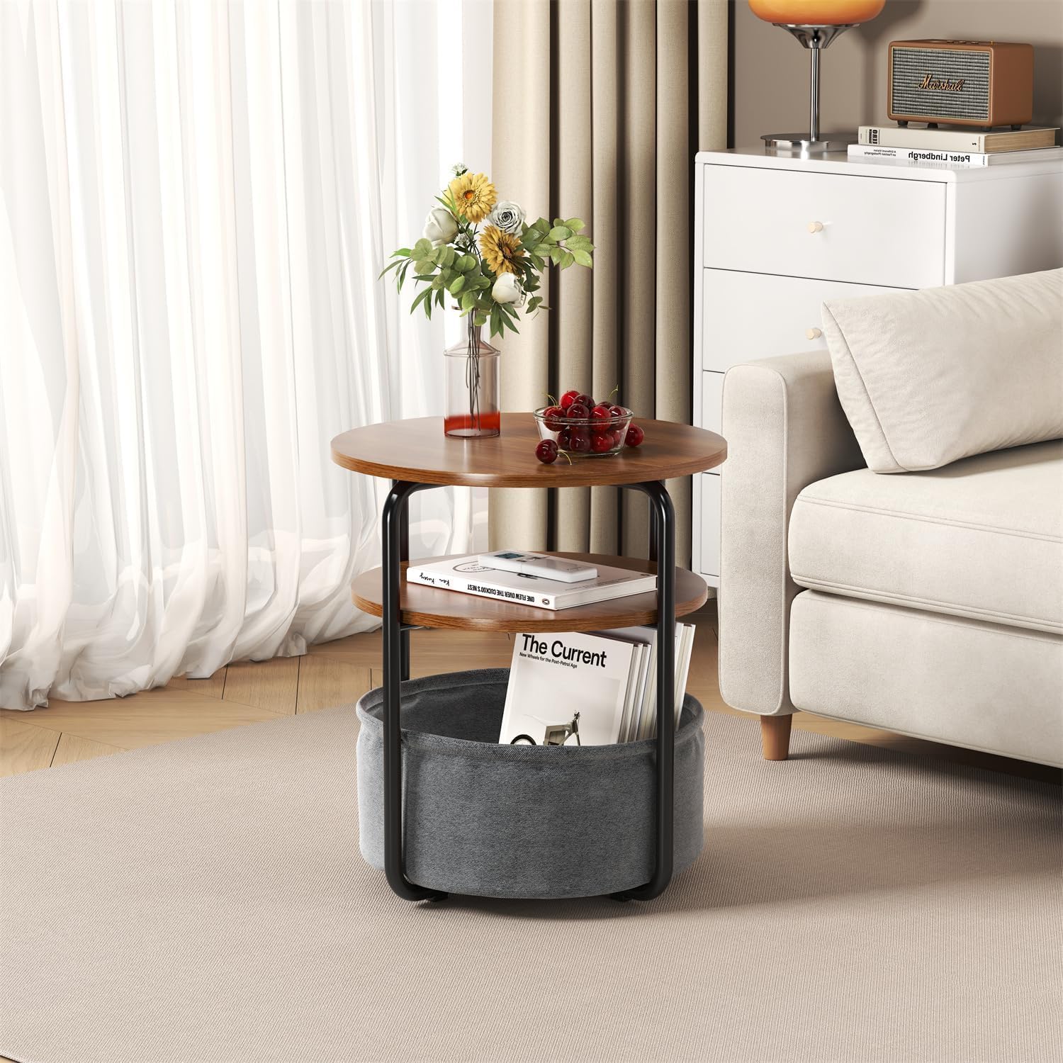 Mesa lateral redonda pequena d - Luxury Bags Tier avaliação e preço