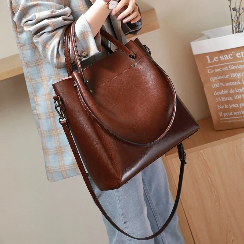 Bolsa Tote de Couro Genuíno pa - Xl Luxury Bags avaliação e preço