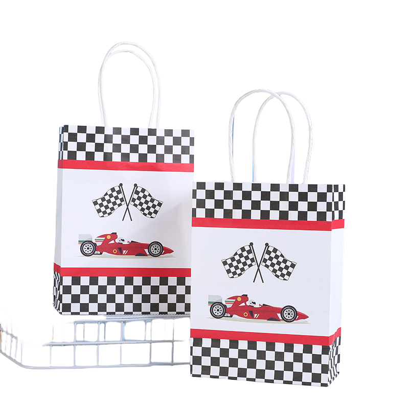 Lpzhi carro de corrida bandeir - Luxury Bags For Kids avaliação e preço