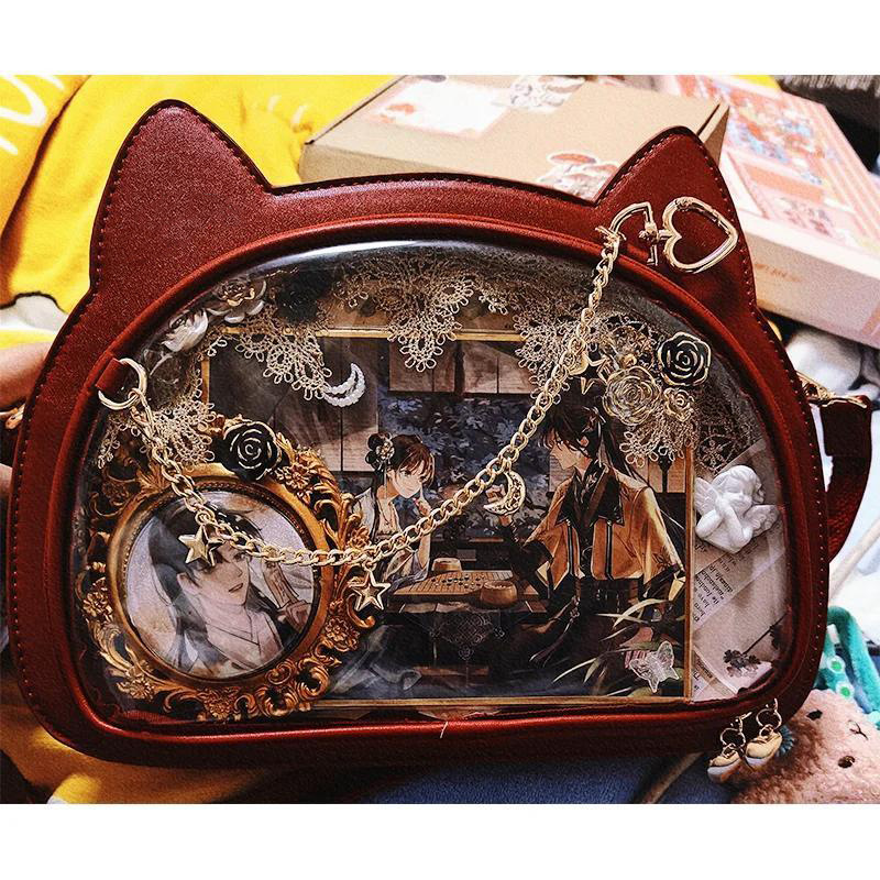 Japonês kawaii gato ita saco c - Luxury Bags In Japan avaliação e preço