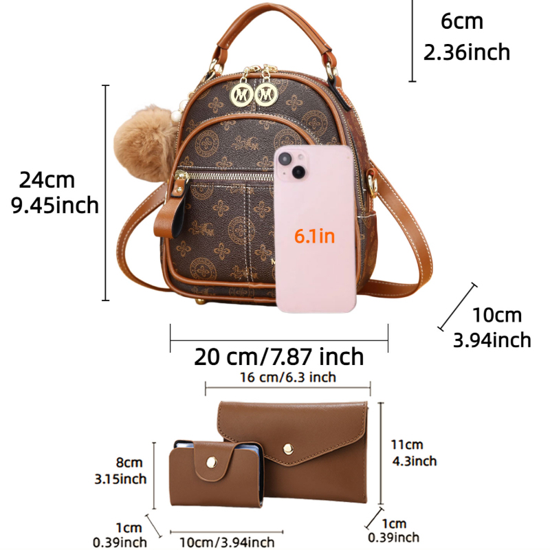 Conjunto de 3 peças de bolsas  - Luxury Bags Casual avaliação e preço