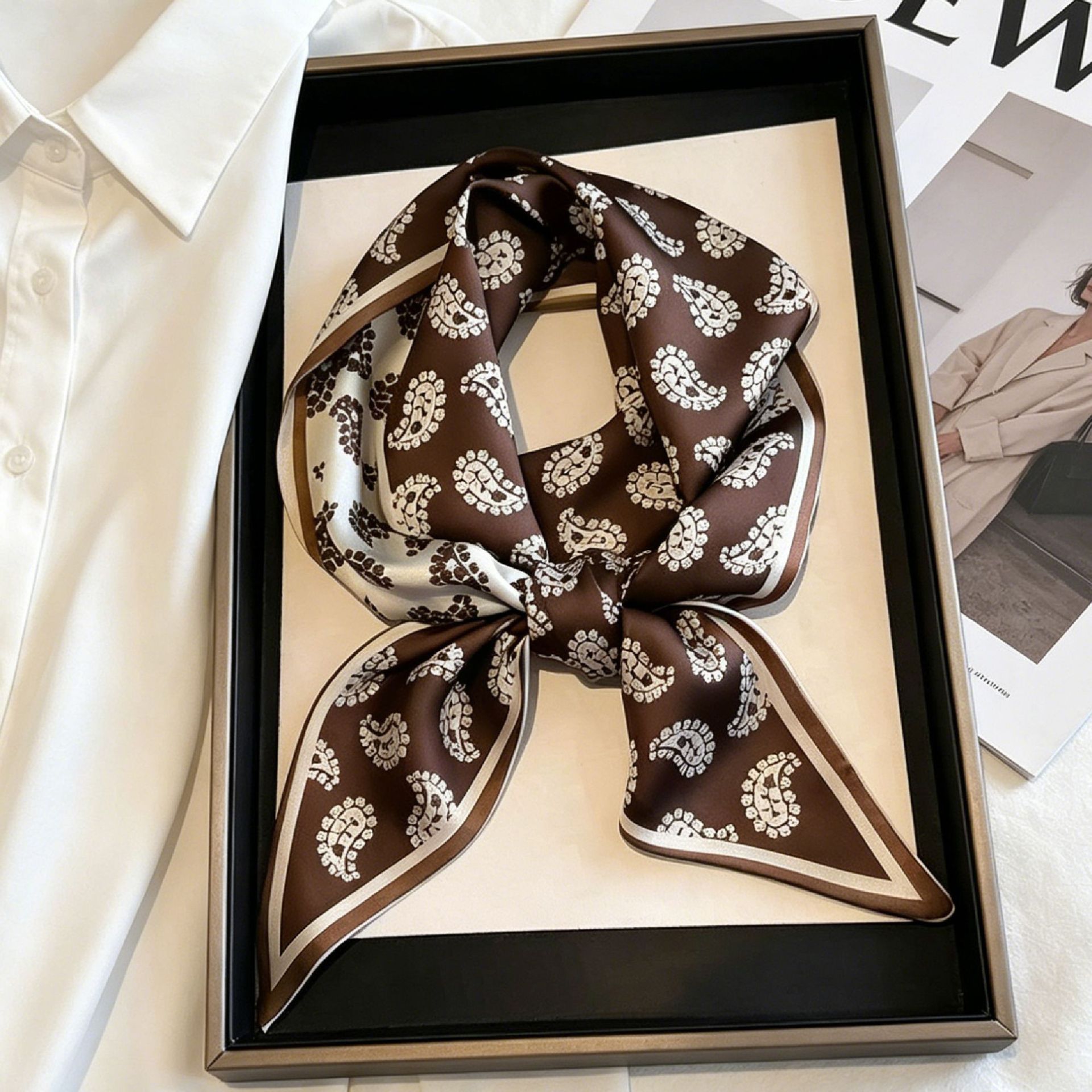 Lenços de pescoço longos de lu - Luxury Bags Casual avaliação e preço