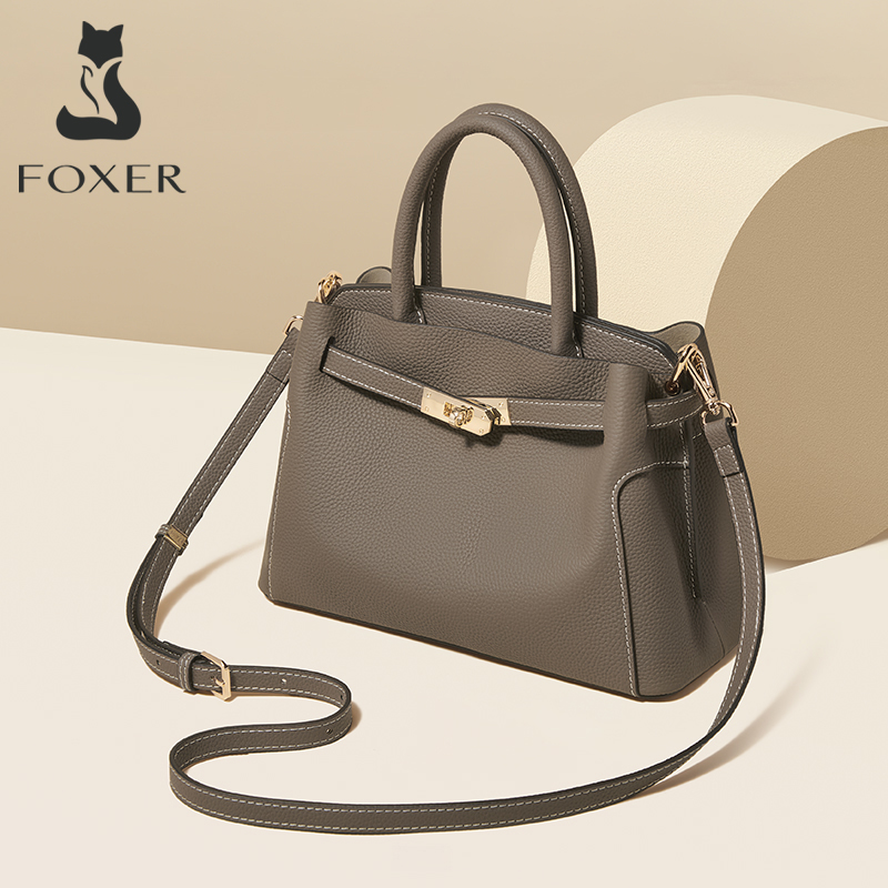 Bolsa Feminina FOXER de Couro  - Luxury Bags For Kids avaliação e preço