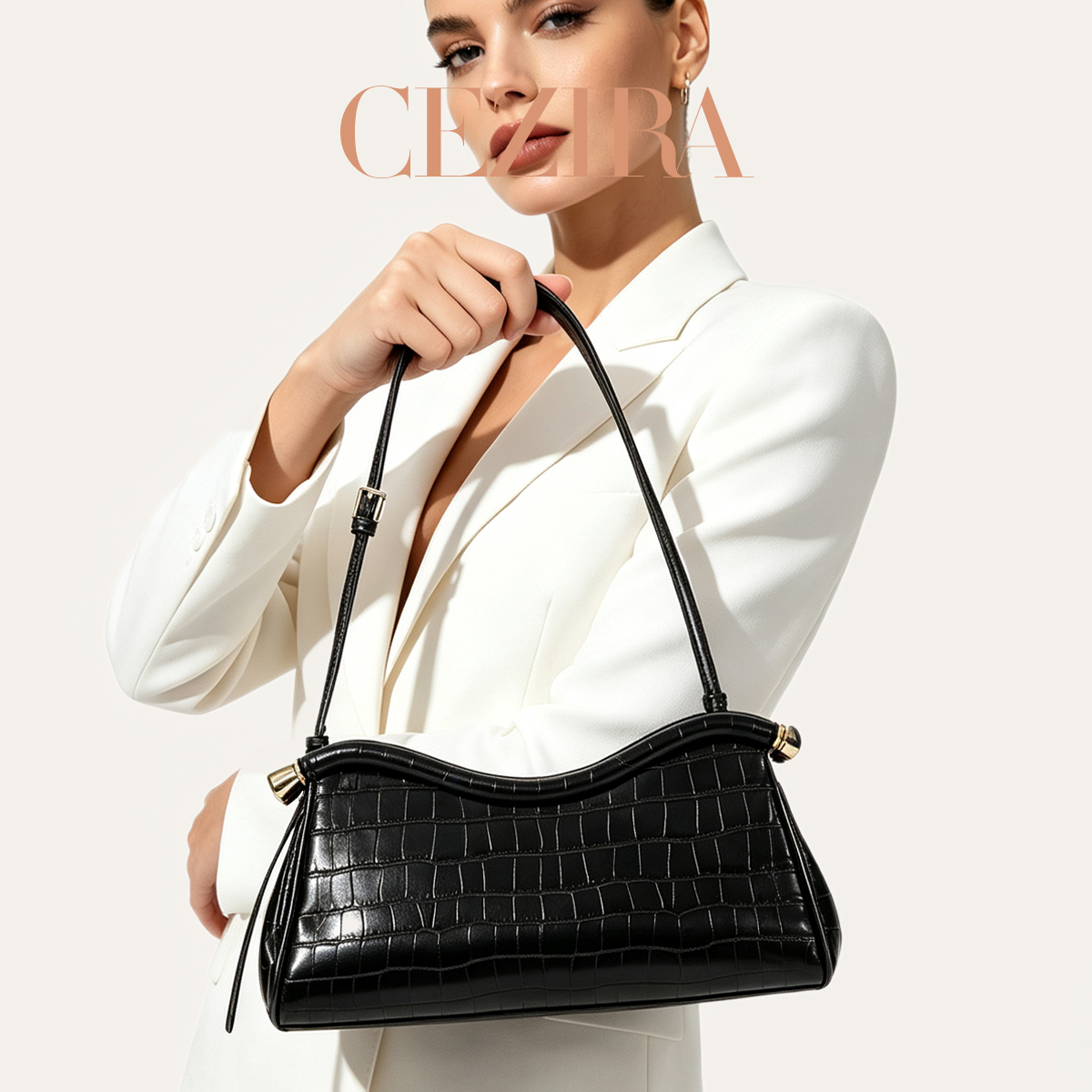 Bolsa de Ombro de Luxo com Tex - Luxury Bags That Are Vegan avaliação e preço