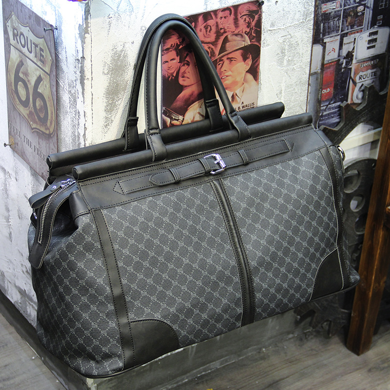 Moda xadrez saco de viagem mas - Xl Luxury Bags avaliação e preço