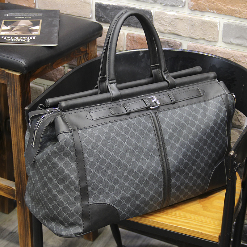 Moda xadrez saco de viagem mas - Xl Luxury Bags avaliação e preço