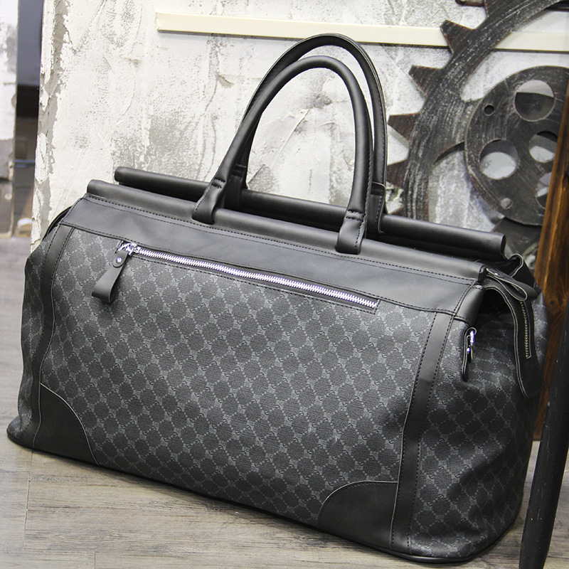 Moda xadrez saco de viagem mas - Xl Luxury Bags avaliação e preço