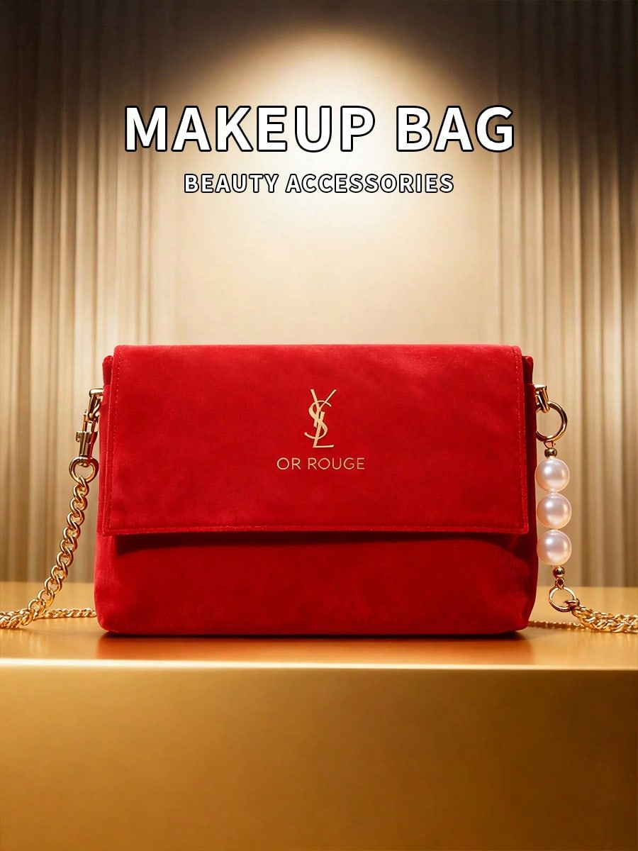 Bolsa de Maquiagem DIY YSL Red - Luxury Bags Ysl avaliação e preço