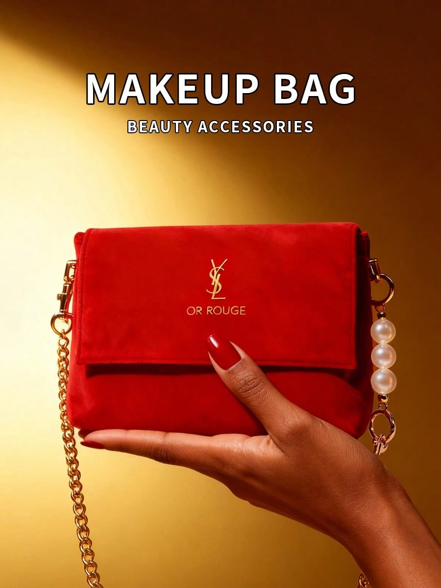Bolsa de Maquiagem DIY YSL Red - Luxury Bags Ysl avaliação e preço