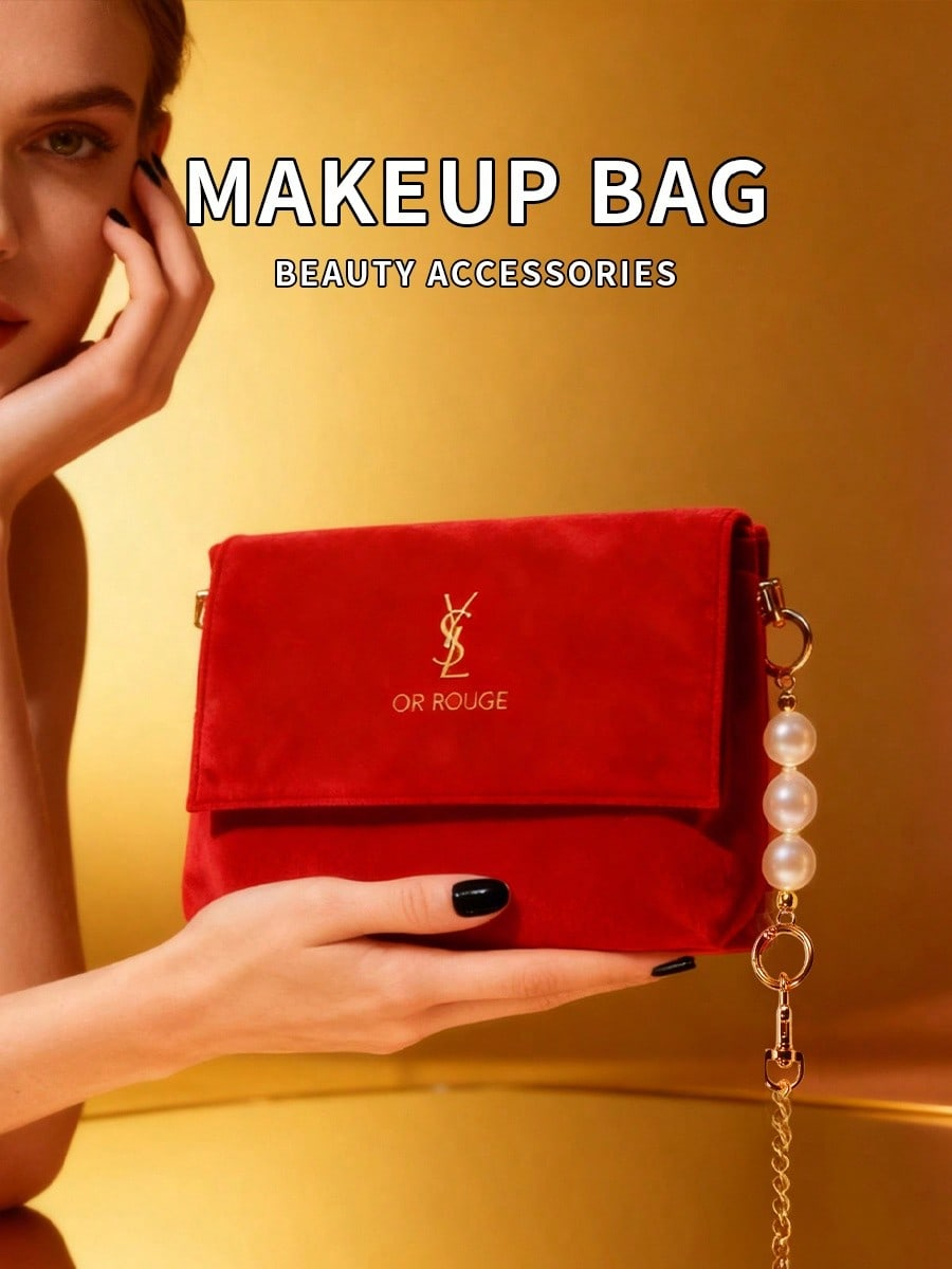 Bolsa de Maquiagem DIY YSL Red - Luxury Bags Ysl avaliação e preço