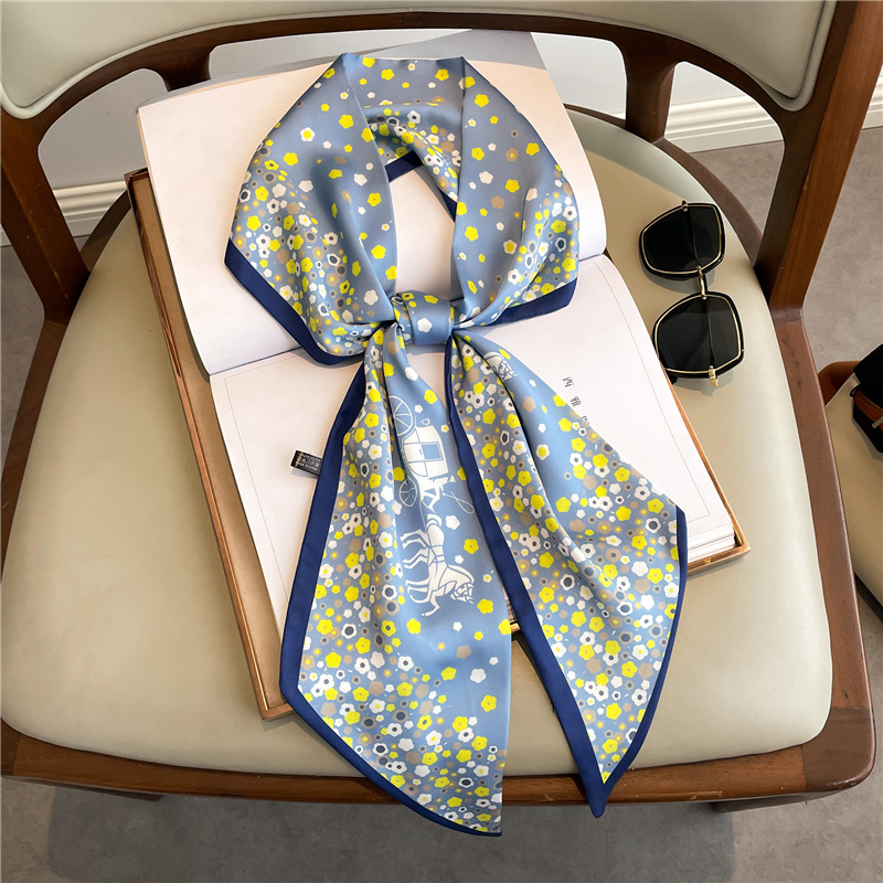 Lenço Longo de Seda Estampado  - Luxury Bags Casual avaliação e preço