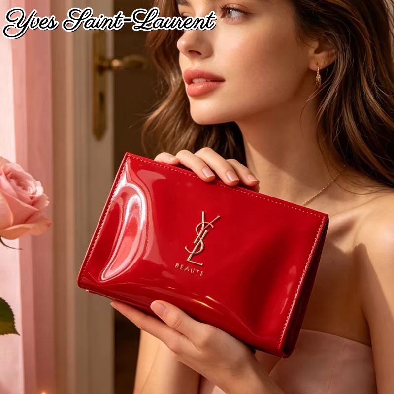 YSL Bolsa Cosmética de Couro S - Luxury Bags Ysl avaliação e preço