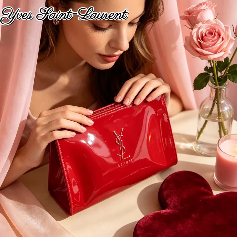 YSL Bolsa Cosmética de Couro S - Luxury Bags Ysl avaliação e preço