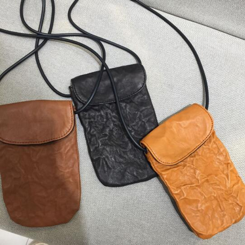 Couro genuíno saco do telefone - Luxury Bags In Japan avaliação e preço