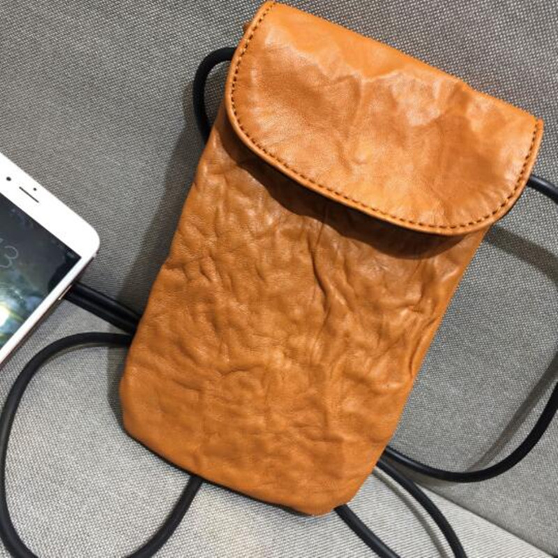 Couro genuíno saco do telefone - Luxury Bags In Japan avaliação e preço