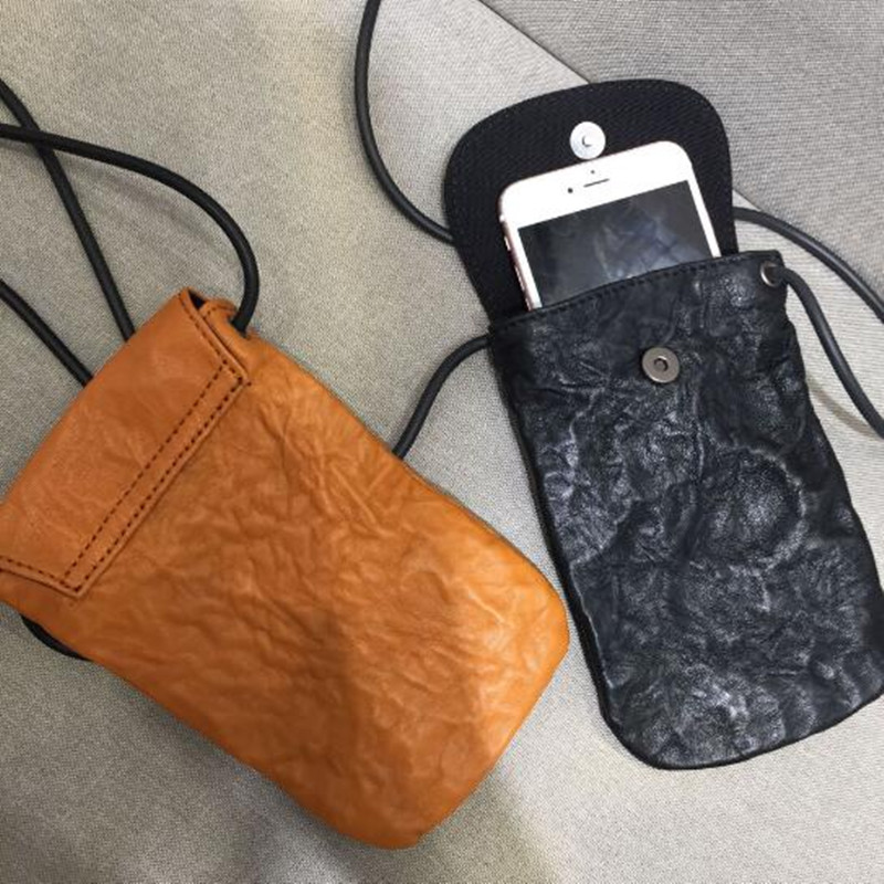 Couro genuíno saco do telefone - Luxury Bags In Japan avaliação e preço